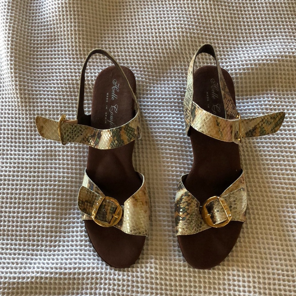 Helle Comfort heel sandals